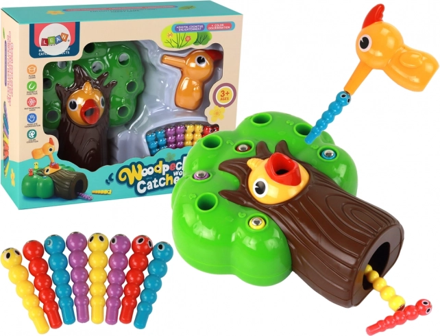 Gioco di abilità magnetico: acchiappa il vermetto e nutri l’uccellino