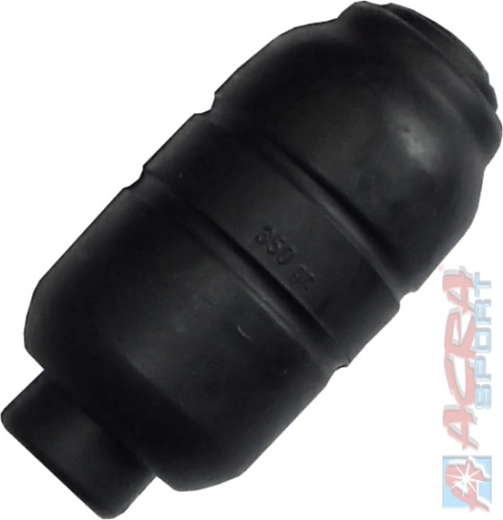 Granata da allenamento in gomma Acra 350 g, 12 cm - 1 pezzo