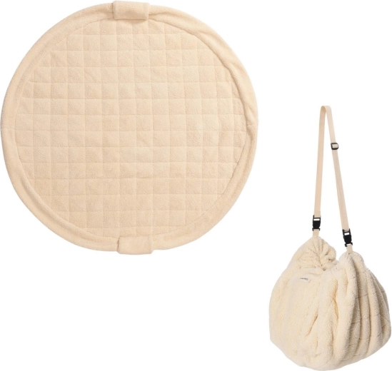 Play&Go noomad soft teddy oak tappeto da gioco e sacco porta-giocattoli