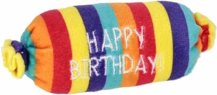 Giocattolo in peluche a tema compleanno