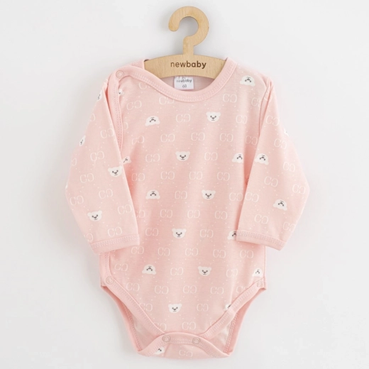 Body neonato a completa apertura New Baby Classic II orsetto bianco