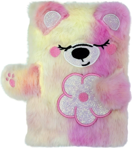 Taccuino in peluche A5 con orsetto