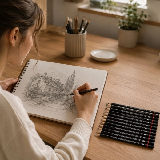 Custodia in metallo per i viaggi e per lo studio