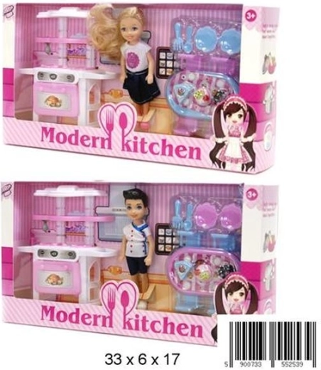 Bambola con set - 1 pezzo