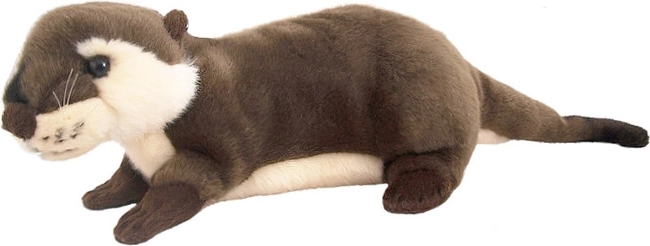 Lontra europea di peluche 30 cm