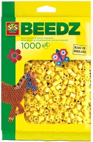 Perline da stirare SES Creative gialle 1000 pz