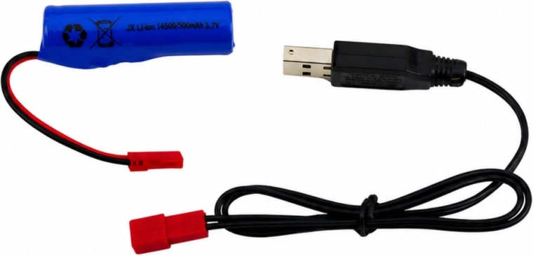 Batteria integrata e ricarica USB