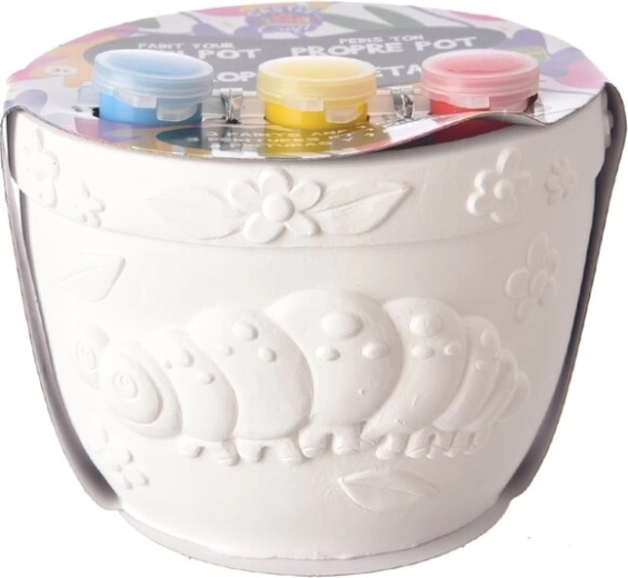 Vaso in ceramica da dipingere con colori