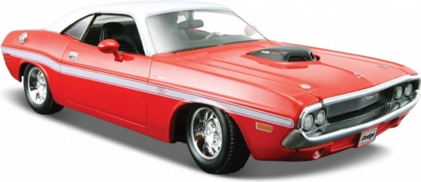 Modello auto Dodge Challenger 1970 1:24 rosso