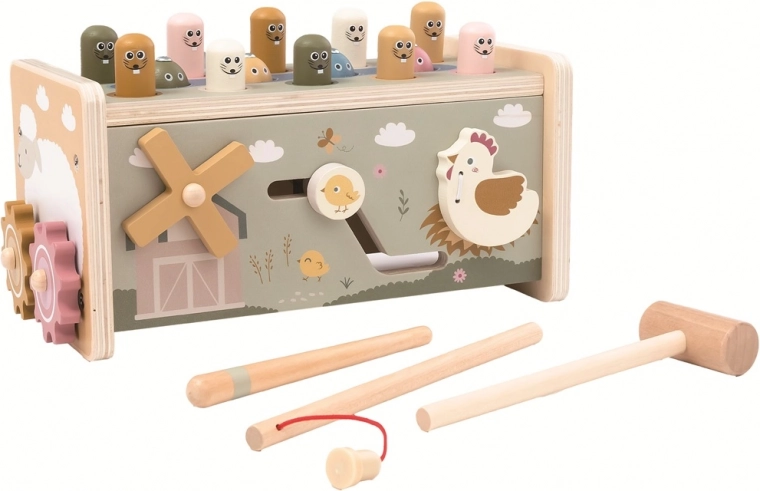 Gioco a martello con talpe per forza e precisione