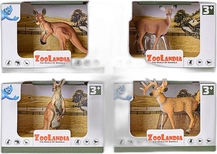 Zoolandia animale da safari – statuetta (4 tipi) - 1 pezzo