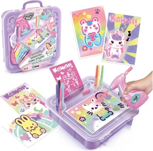 EPEE Projekt Art valigetta piccole artiste kawaii con aerografo elettronico