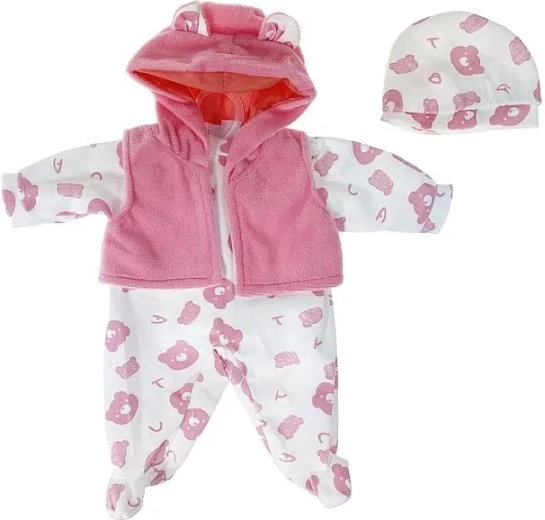 Gilet con cappuccio e orecchiette