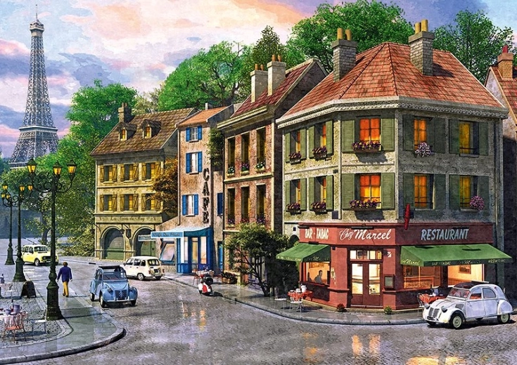 Puzzle 6000 pezzi vicolo di Parigi