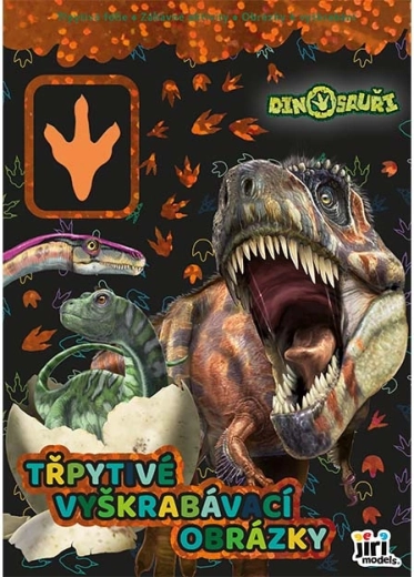 Immagini da grattare scintillanti Dinosauri