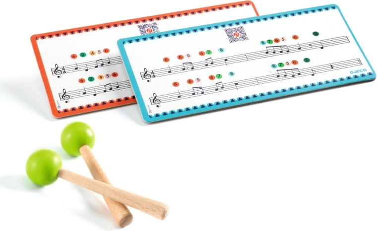 Carte con note per melodie semplici