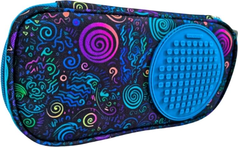 Astuccio per studenti Pixie Crew blu Spiral magic