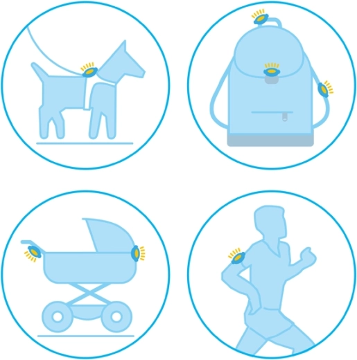 Design con clip per usi multipli