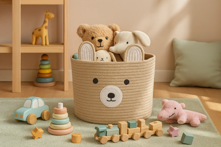 Organizzazione pratica di giochi e accessori