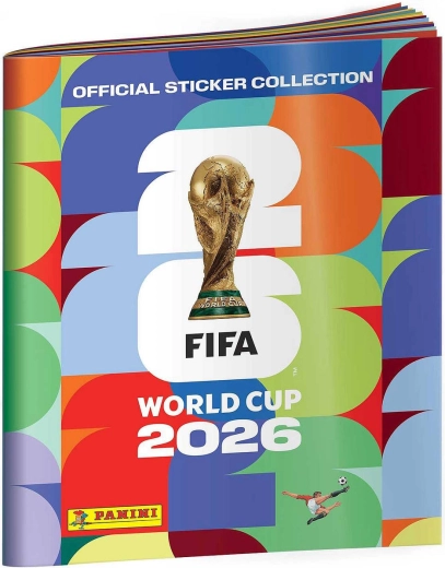 Album di figurine da collezione Panini FIFA World Cup 2026 con copertina morbida
