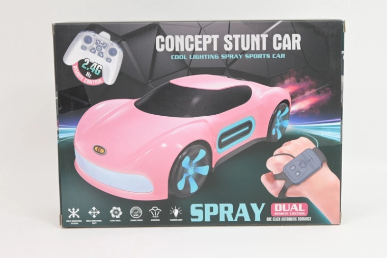 Auto RC con ricarica USB, luci ed effetto fumo