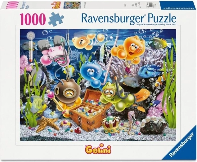 Ravensburger Puzzle Gelini: Divertimento subacqueo da 1000 pezzi