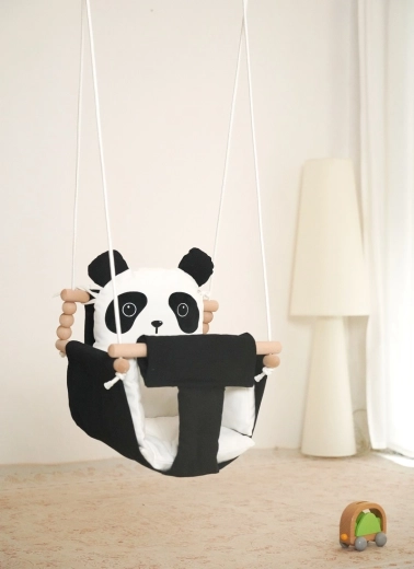Design giocoso con panda per la cameretta