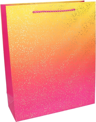 Elegante sfumatura con pois dorati