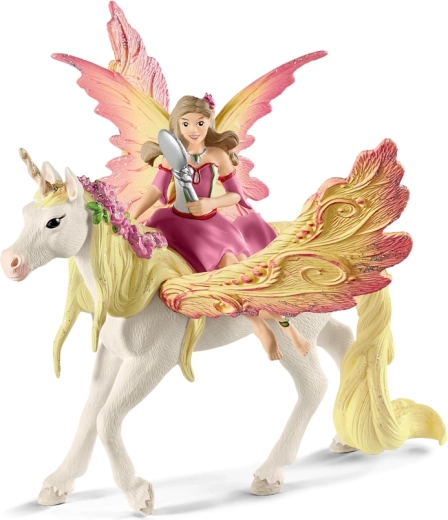 Feya con unicorno Pegaso