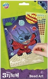 Realizzazione di un quadro di Stitch – kit creativo con adesivi a perline