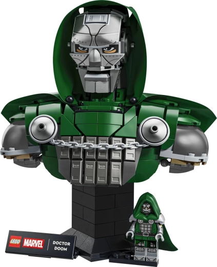 Iconico busto di Doctor Doom