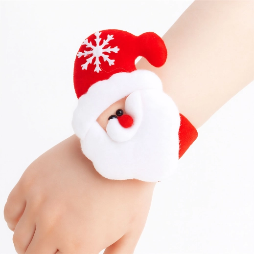 Fascia natalizia e strumento per chignon Babbo Natale