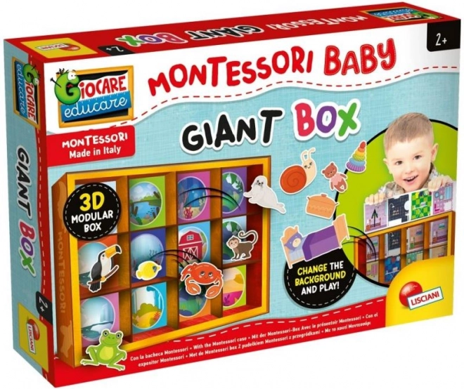 Box sensoriale Montessori per neonati – grande
