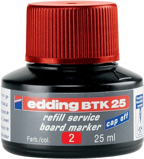 Inchiostro Edding BTK 25 rosso per pennarelli da lavagna