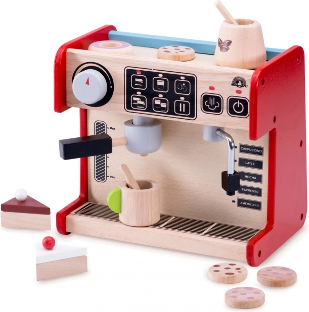 Macchina da caffè in legno Wonderworld per bambini