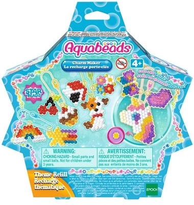 Aquabeads perline magiche a forma di stella con ciondoli