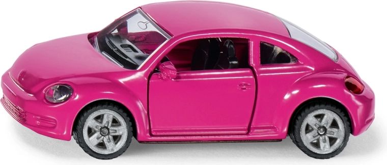 SIKU Volkswagen Beetle rosa con adesivi
