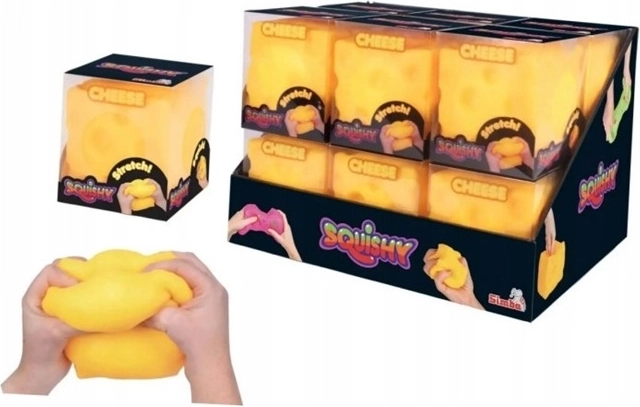 Giocattolo antistress da schiacciare a forma di formaggio Simba