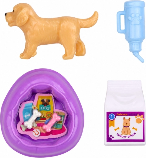 Cucciolo e accessori per la cura dell’animale domestico