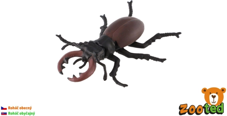 Figurina in plastica di cervo volante comune da 8 cm