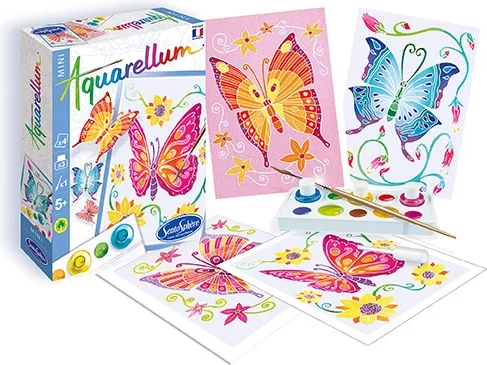 Sentosphere acquerelli Aquarely mini – Farfalle