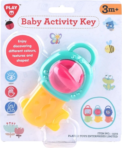 Mordicchiatore Playgo per bambini a forma di chiavi