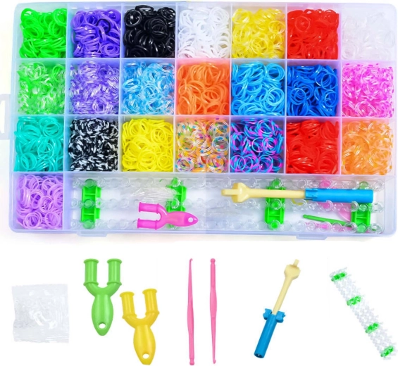Set di elastici per realizzare braccialetti XXL 6700 pz - 1 pezzo