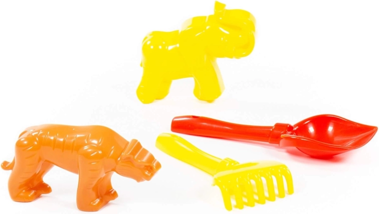 Set da 4 pezzi per giocare nella sabbia e in acqua