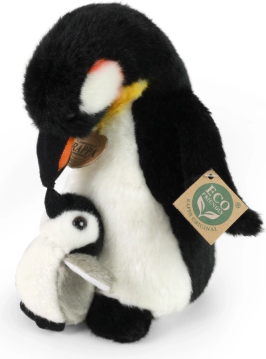 Rappa pinguino di peluche con cucciolo Eco-Friendly 22 cm