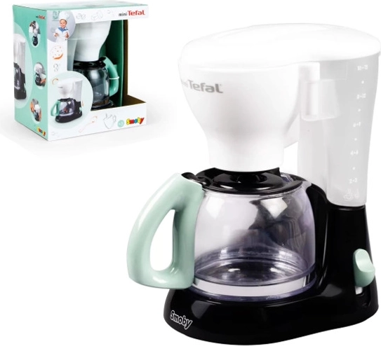 mini macchina del caffè Tefal per bambini con caraffa e pompa manuale