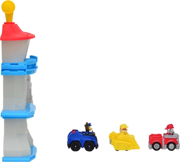 Tre mini veicoli con i cagnolini preferiti