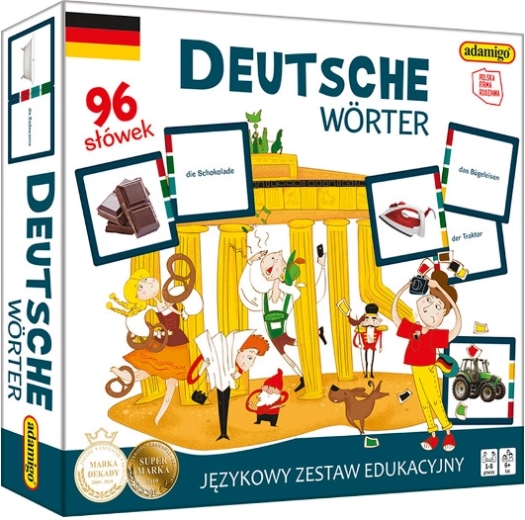 Carte didattiche linguistiche Deutsche Wörter