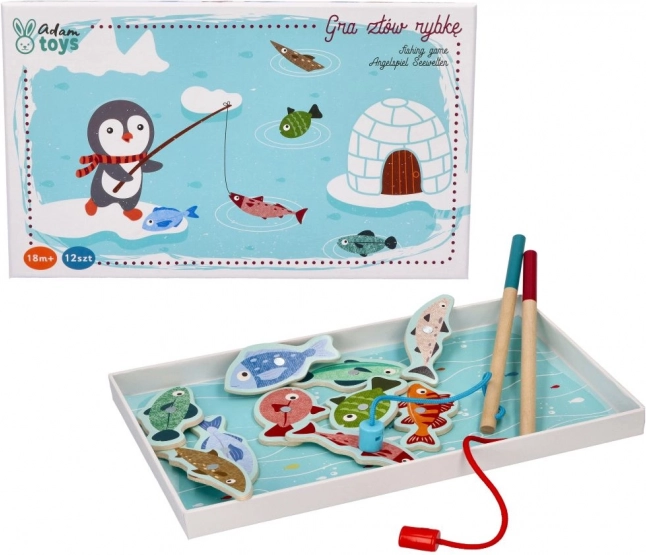 Gioco magnetico - Pinguino a pesca