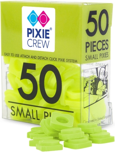 Pixie Crew piccoli pixel in silicone verde neon (circa 50 pz)